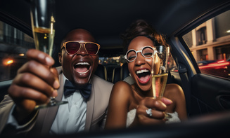 Chauffeur service for anniversary dinner in Littleton, CO